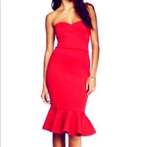 Express red dress